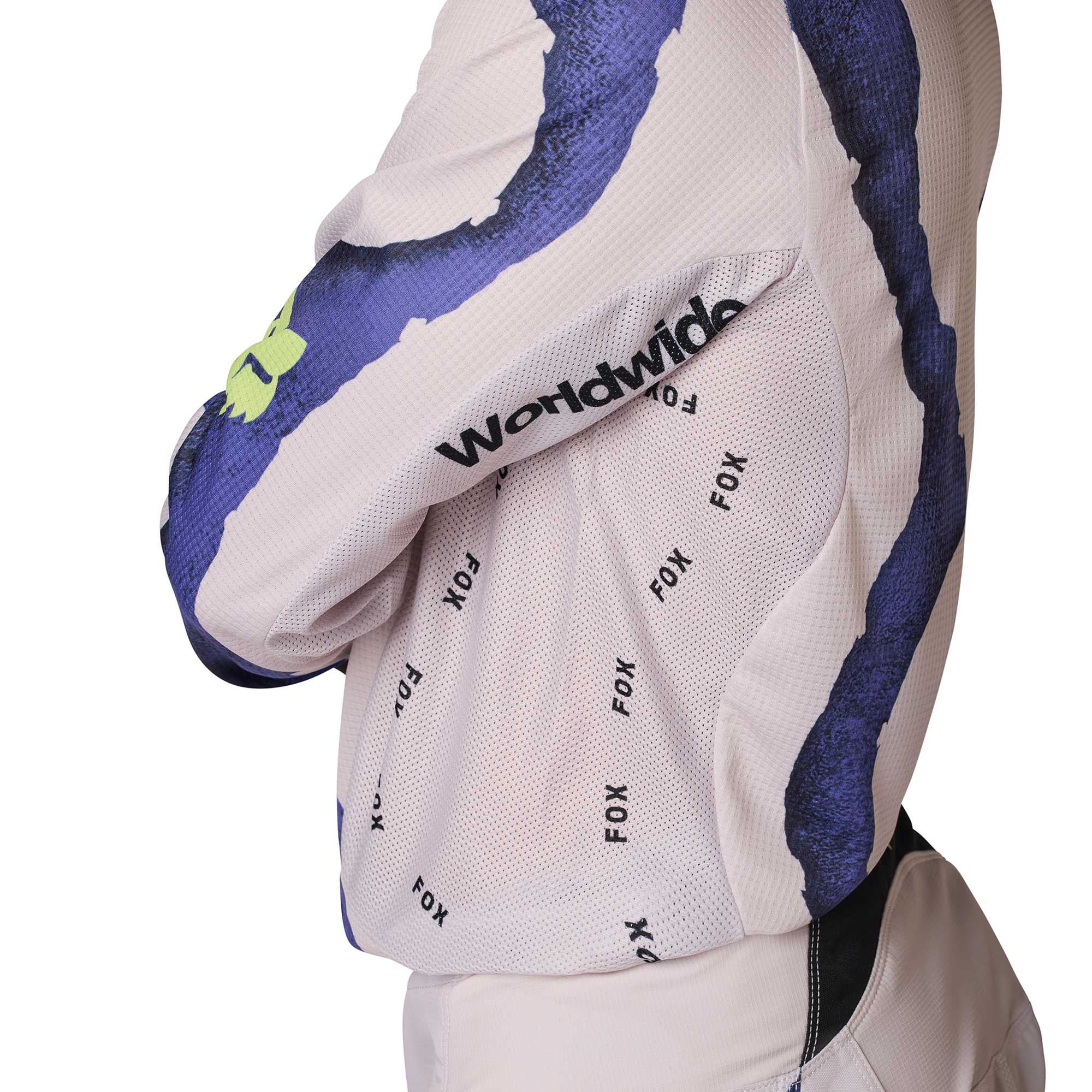 FOX (Limited Edition) MX Jersey & Pant Kit Deal - 180 AWARENESS (Chalk/Blueberry)