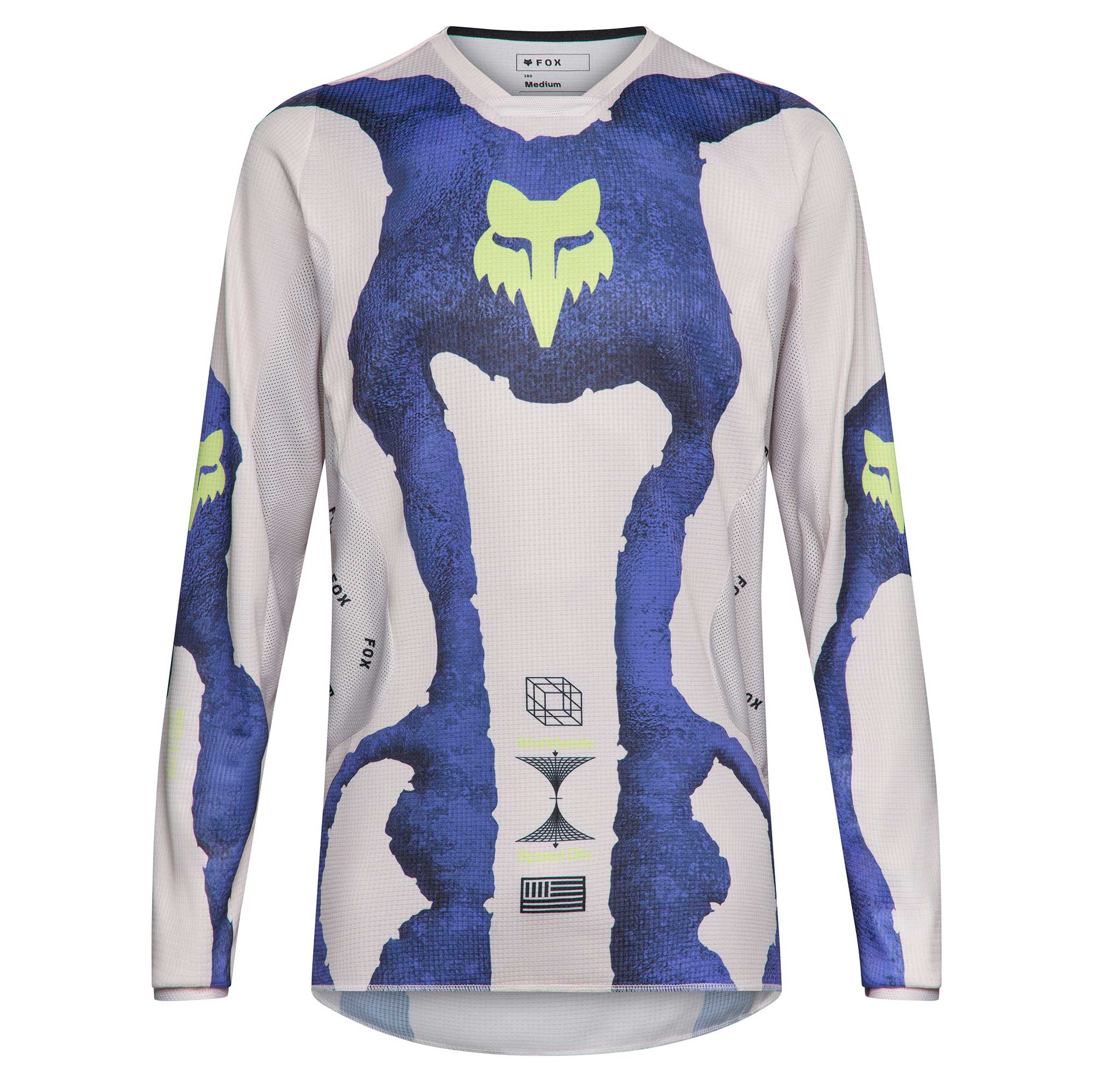 FOX (Limited Edition) MX Jersey & Pant Kit Deal - 180 AWARENESS (Chalk/Blueberry)