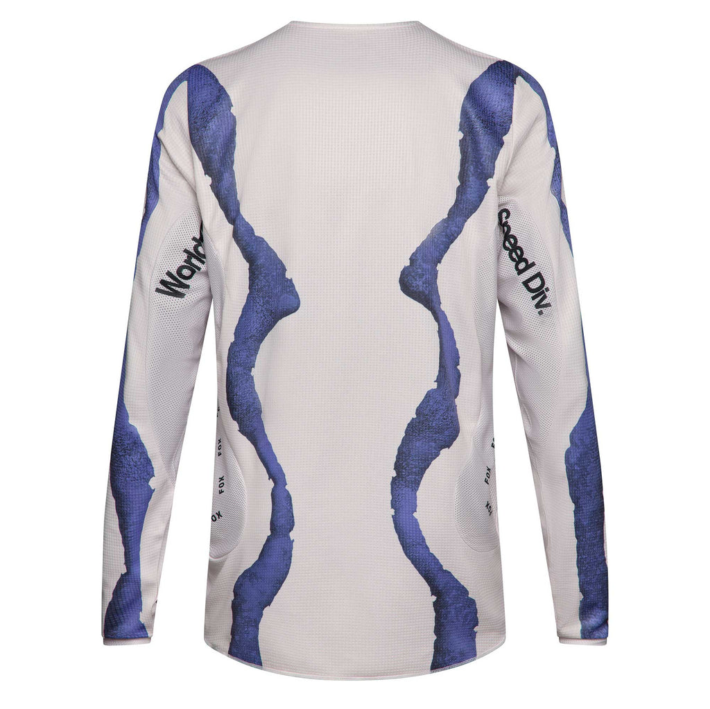 FOX (Limited Edition) MX Jersey & Pant Kit Deal - 180 AWARENESS (Chalk/Blueberry)