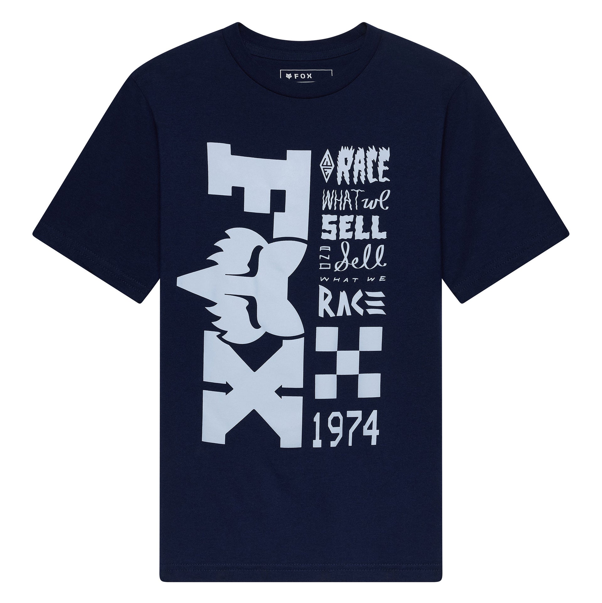 FOX Racing Youth T-Shirt - BEND SS TEE (Navy)