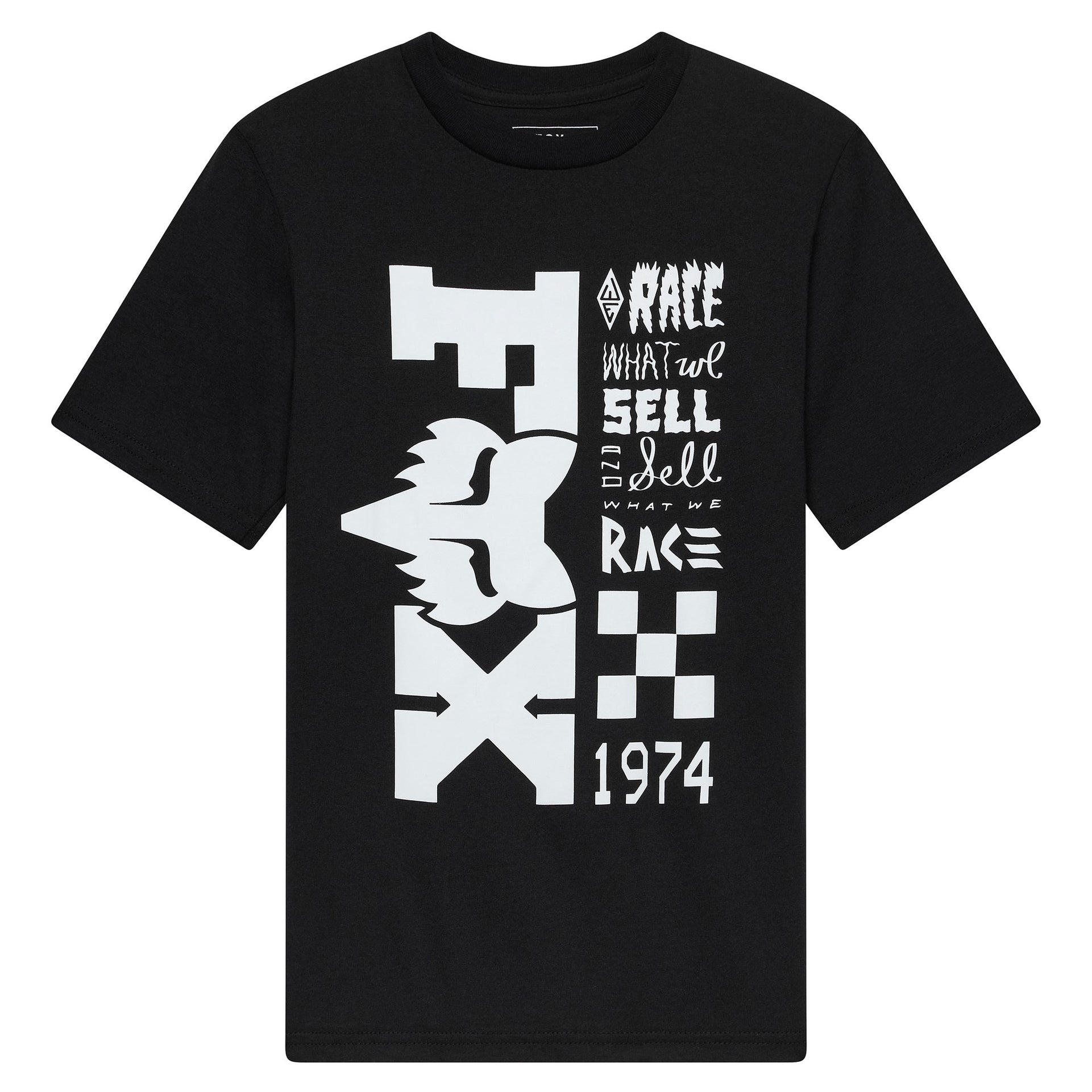 FOX Racing Youth T-Shirt - BEND SS TEE (Ultra Black)