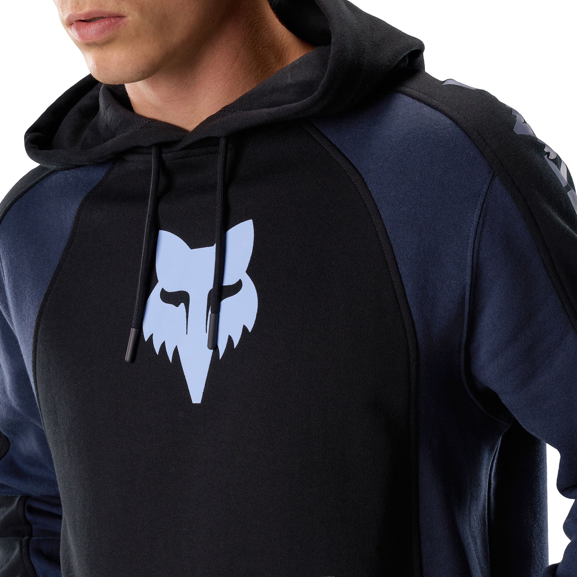 FOX Racing Mens Hoodie - VALIANT Fleece Pullover (Black)