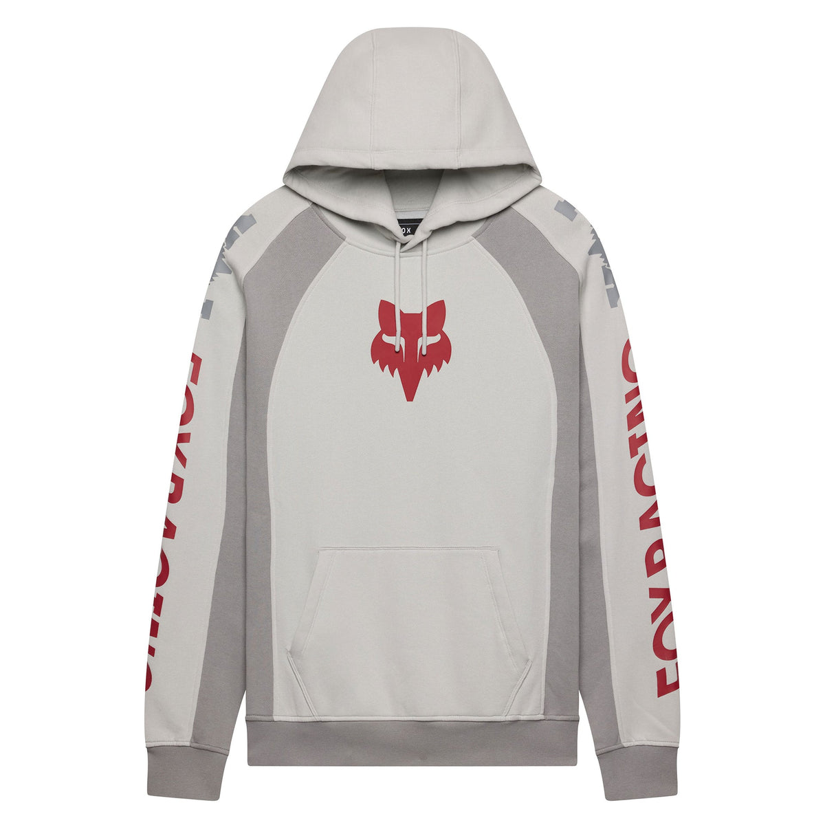 FOX Racing Mens Hoodie - VALIANT Fleece Pullover (Light Grey)
