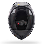BELL Lithium MIPS Plus FLUX SE Motorcycle Helmet (Ultra Black/Gold) Clear & Mirror Gold Visor