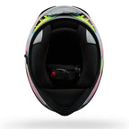 BELL Lithium MIPS Plus SYNCHRO Motorcycle Helmet (Black/Pink/White) Clear & Mirror Pink Visor