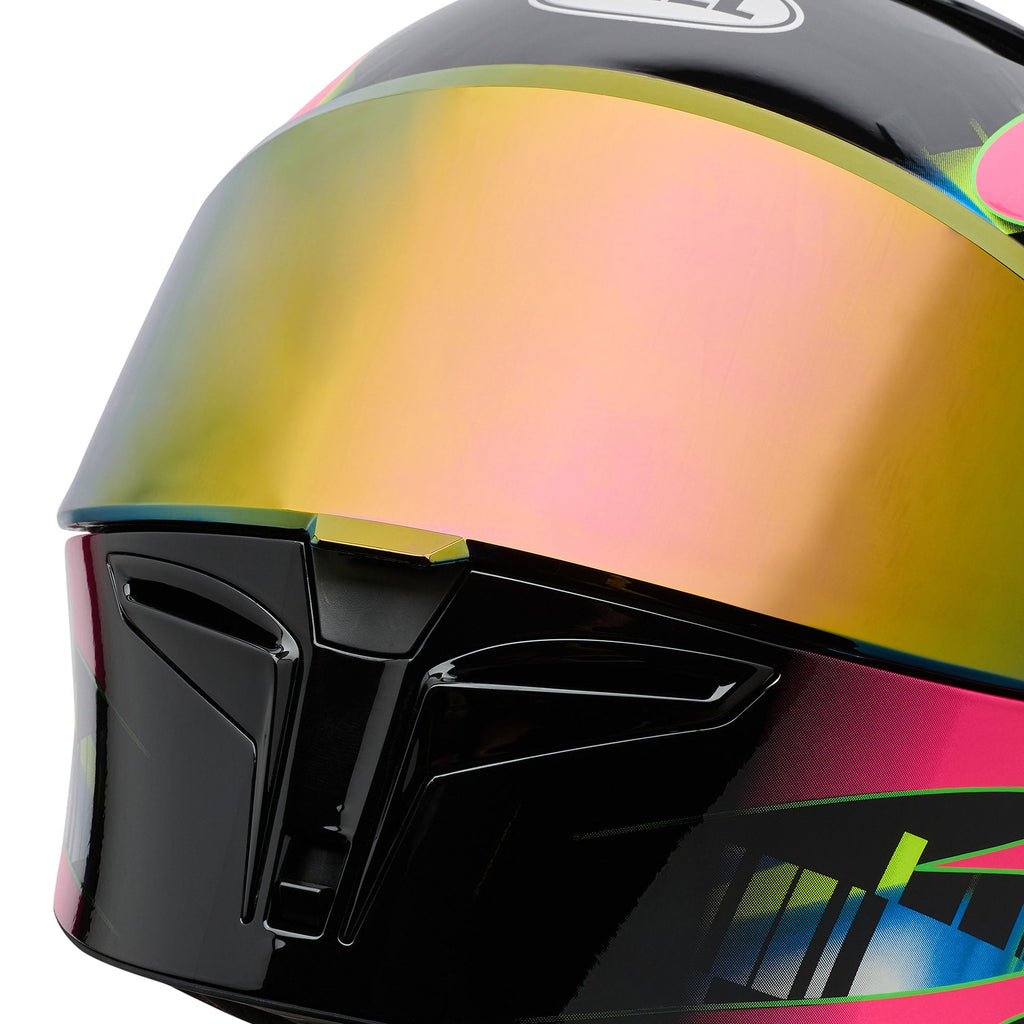 BELL Lithium MIPS Plus SYNCHRO Motorcycle Helmet (Black/Pink/White) Clear & Mirror Pink Visor