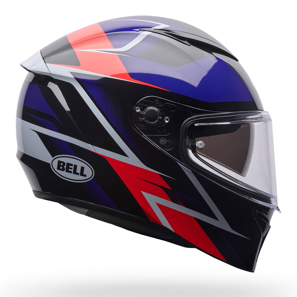 BELL Lithium MIPS KINETIC Motorcycle Helmet (Black/Ultra Violet/White)