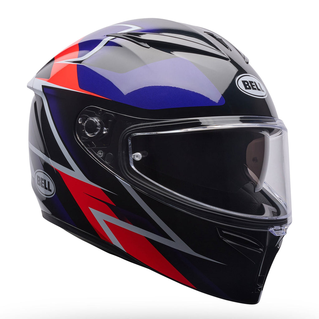BELL Lithium MIPS KINETIC Motorcycle Helmet (Black/Ultra Violet/White)