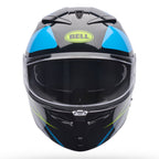 BELL Lithium MIPS KINETIC Motorcycle Helmet (Black/Blue/White/Yellow Fluo)