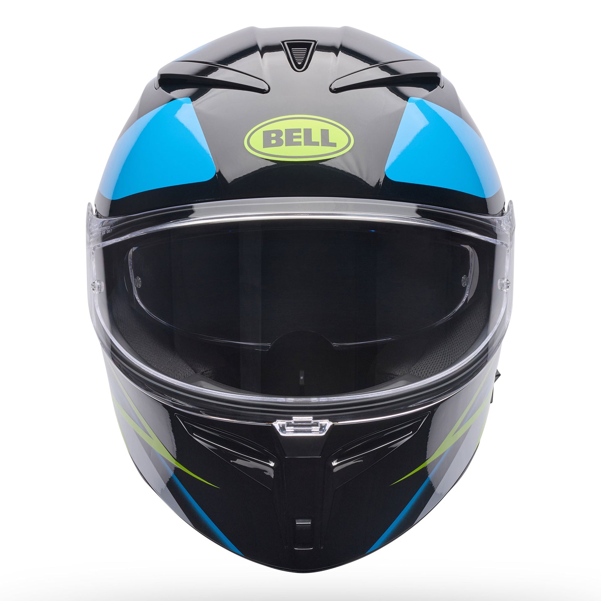 BELL Lithium MIPS KINETIC Motorcycle Helmet (Black/Blue/White/Yellow Fluo)