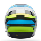 BELL Lithium MIPS KINETIC Motorcycle Helmet (Black/Blue/White/Yellow Fluo)