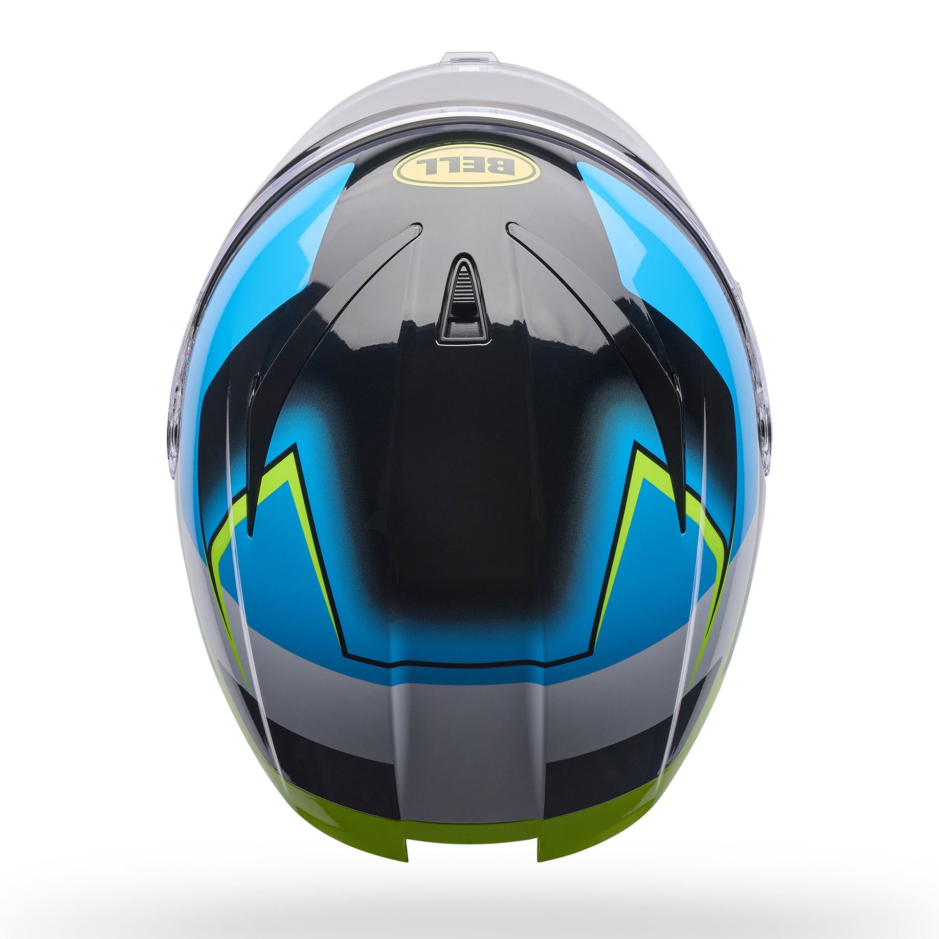 BELL Lithium MIPS KINETIC Motorcycle Helmet (Black/Blue/White/Yellow Fluo)
