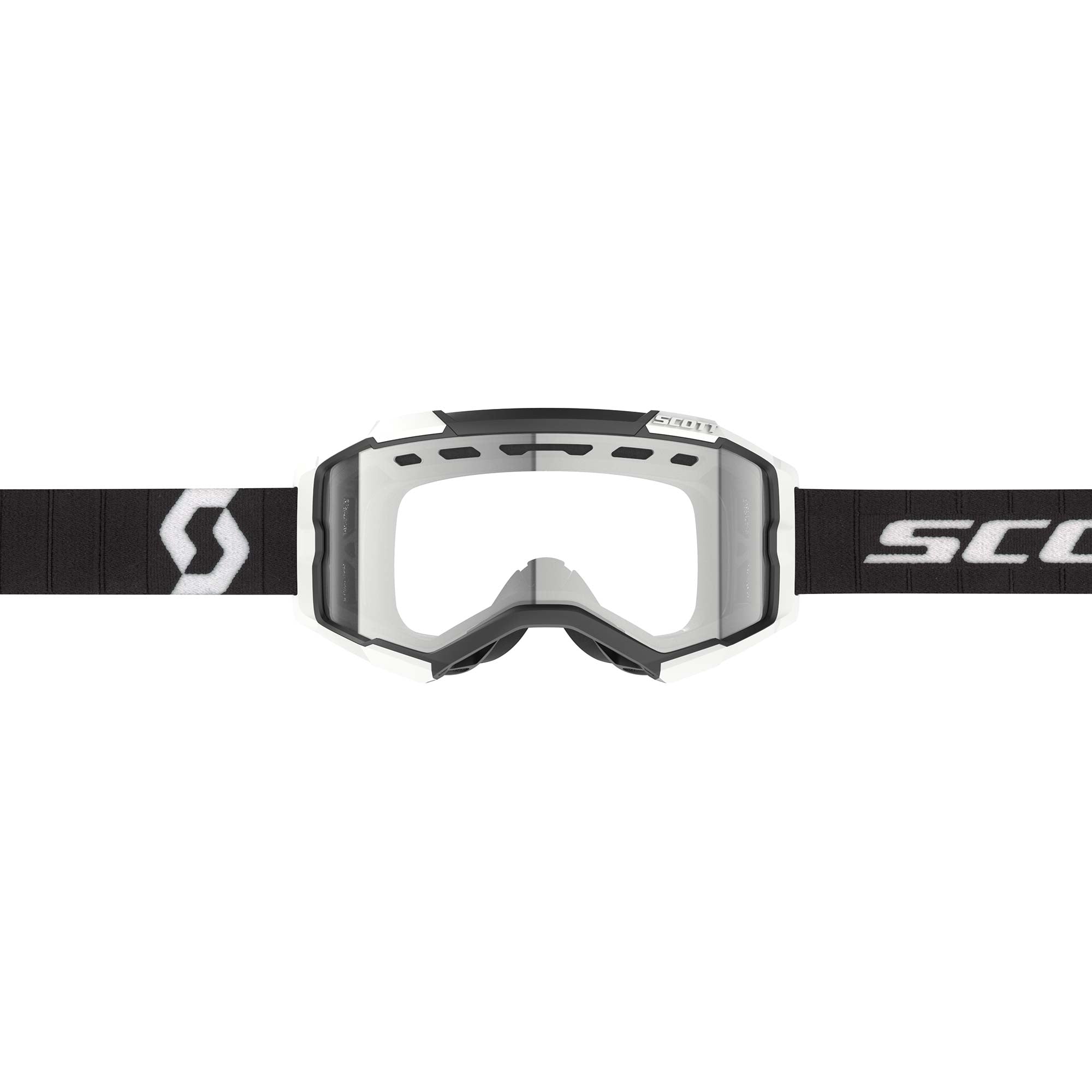 Scott FURY ENDURO Goggles (Black/White) Dual ACS Lens