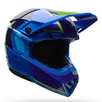 BELL MOTO-10 Spherical GP FIM02 VECTOR MX | Enduro Helmet (Frequency Blue/Carbon)