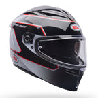 BELL Lithium MIPS FLUX Motorcycle Helmet (White/Black/Red)