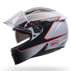 BELL Lithium MIPS FLUX Motorcycle Helmet (White/Black/Red)