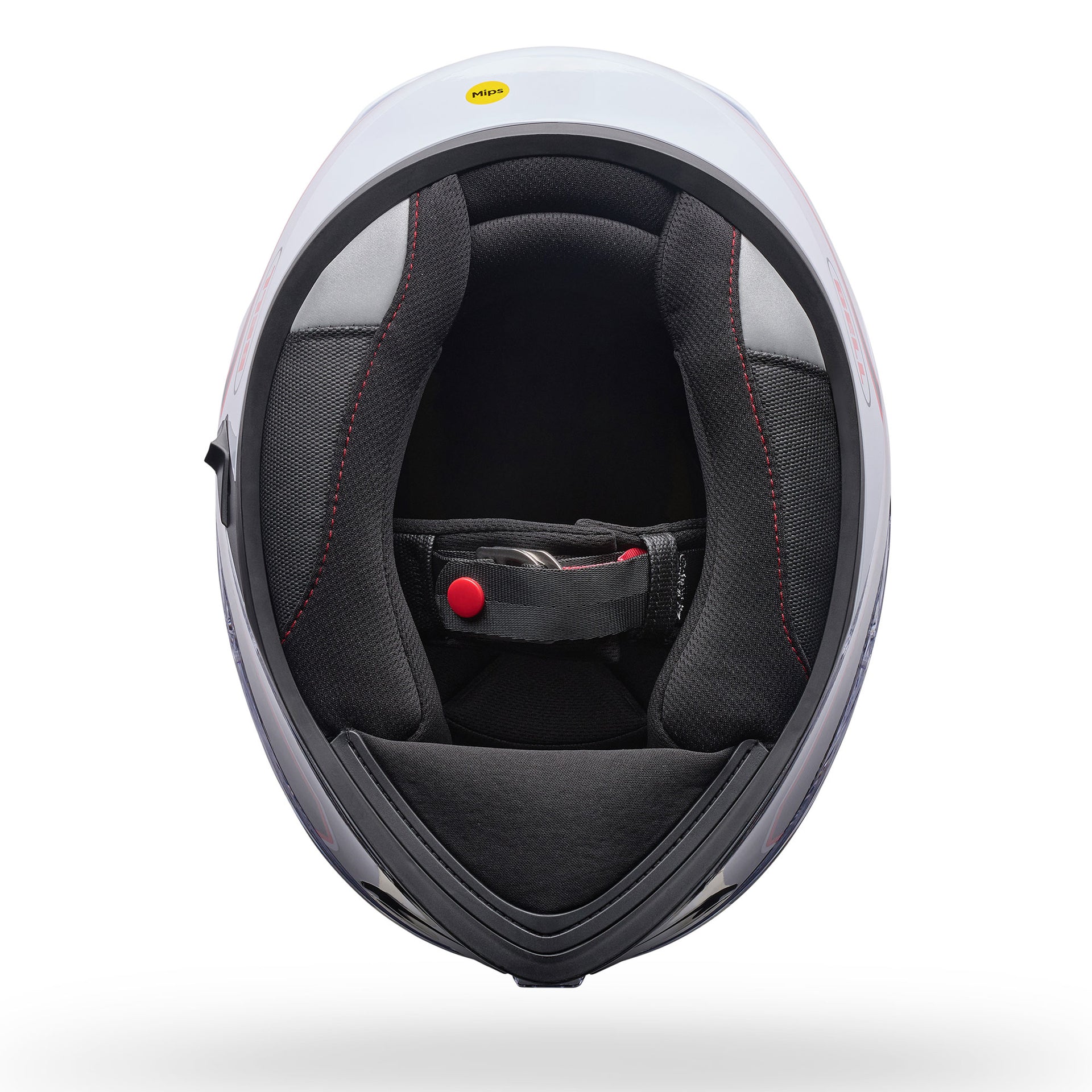 BELL Lithium MIPS FLUX Motorcycle Helmet (White/Black/Red)