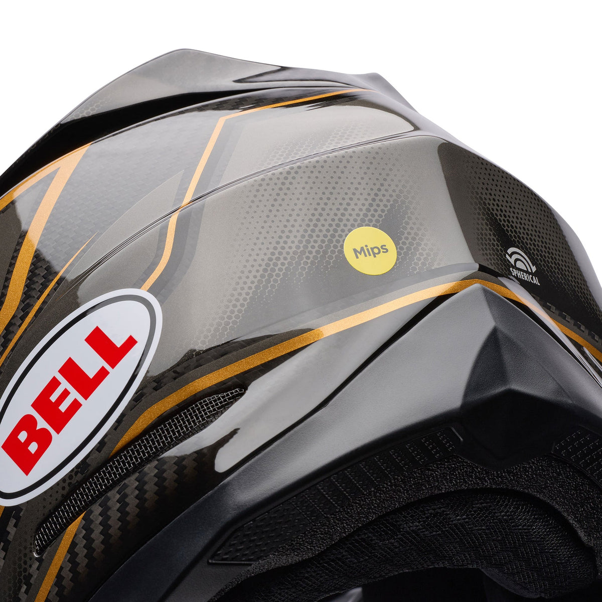 BELL MOTO-10 Spherical GP FIM02 PACE SE MX | Enduro Helmet (Ultra Black/Carbon)