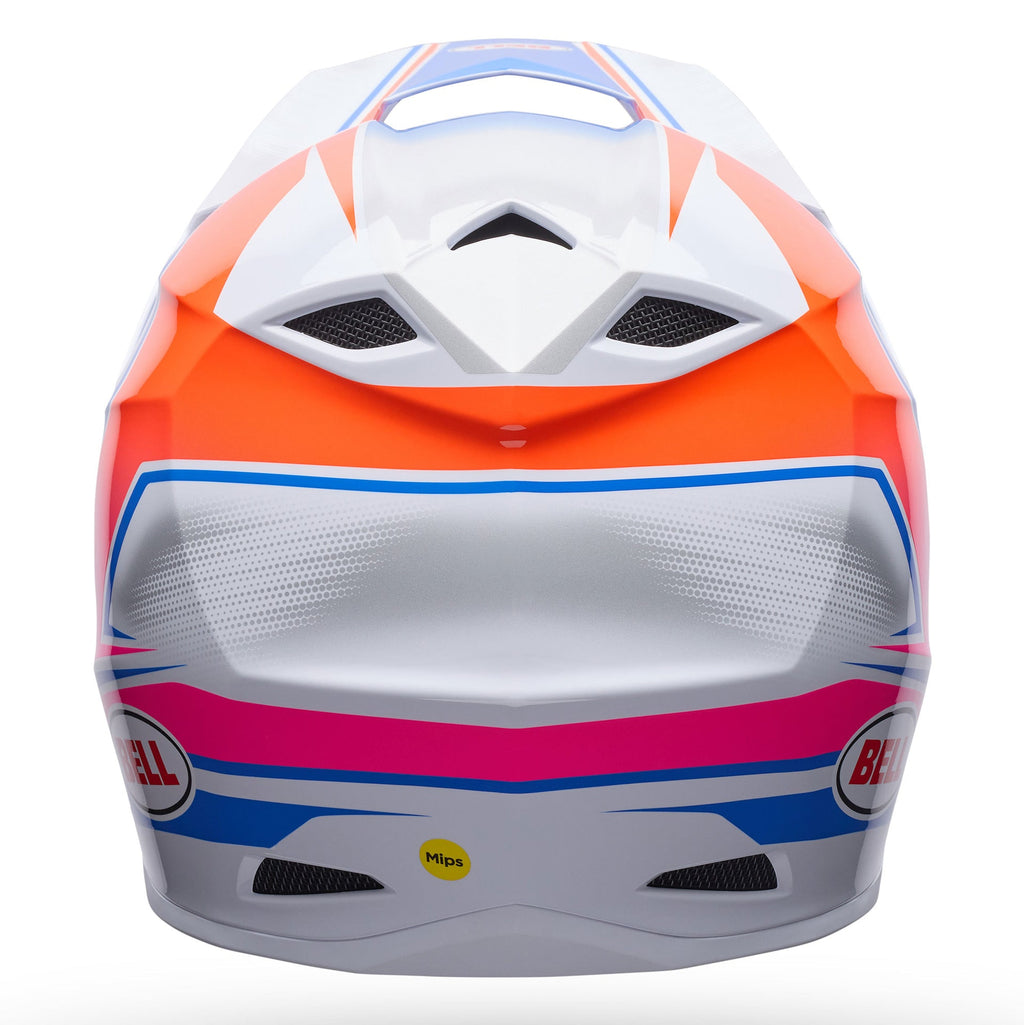 BELL MX-10 MIPS SPEEDWAY MX | Enduro Helmet (White/Blue/Red Fluo)