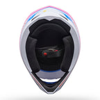 BELL MX-10 MIPS SPEEDWAY MX | Enduro Helmet (White/Blue/Red Fluo)