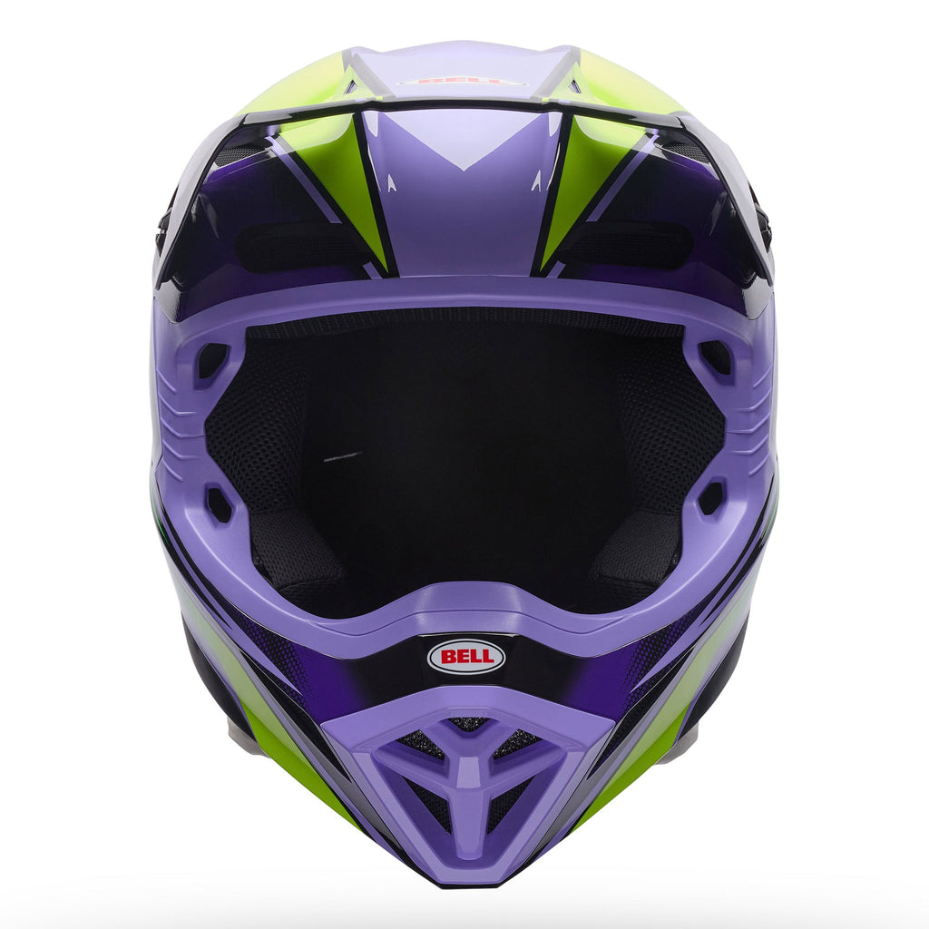 BELL MX-10 MIPS SPEEDWAY MX | Enduro Helmet (Black/Ultra Violet/Yellow Fluo)
