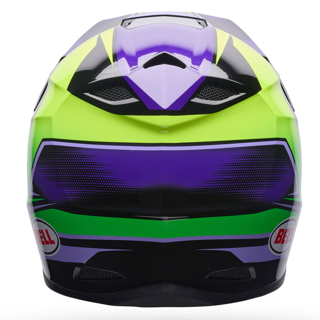 BELL MX-10 MIPS SPEEDWAY MX | Enduro Helmet (Black/Ultra Violet/Yellow Fluo)