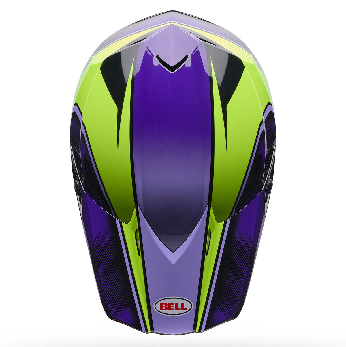 BELL MX-10 MIPS SPEEDWAY MX | Enduro Helmet (Black/Ultra Violet/Yellow Fluo)