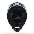 BELL MX-10 MIPS SPEEDWAY MX | Enduro Helmet (Black/Ultra Violet/Yellow Fluo)