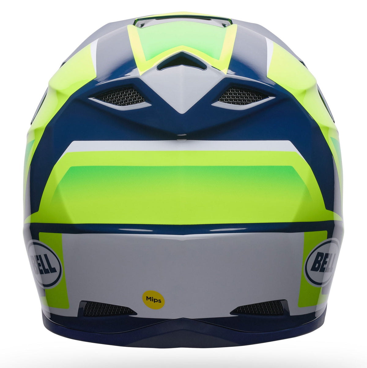 BELL Youth MX-10 MIPS SPIRAL MX Helmet (Yellow Fluo/Blue)