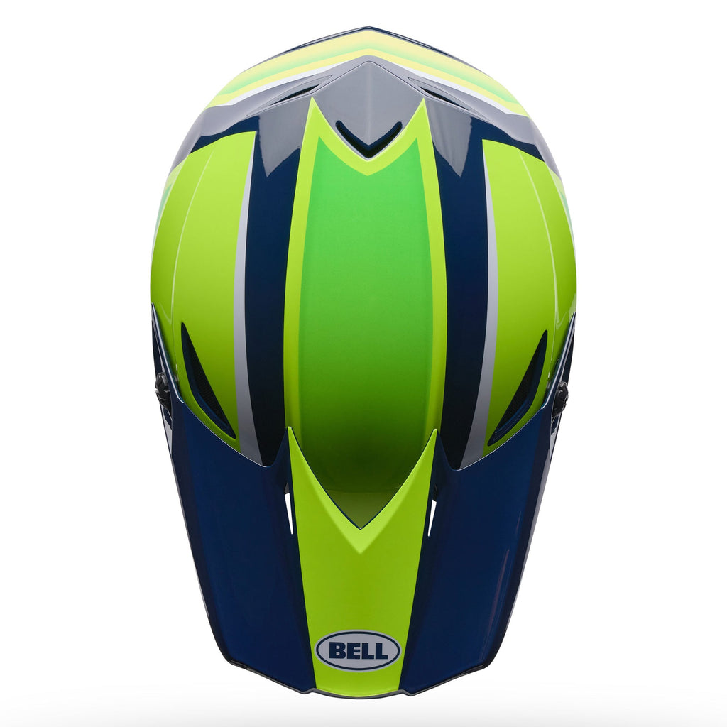 BELL Youth MX-10 MIPS SPIRAL MX Helmet (Yellow Fluo/Blue)