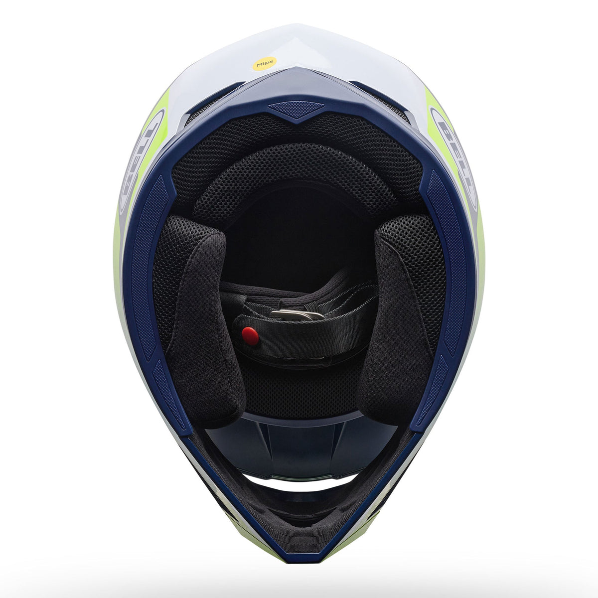 BELL Youth MX-10 MIPS SPIRAL MX Helmet (Yellow Fluo/Blue)