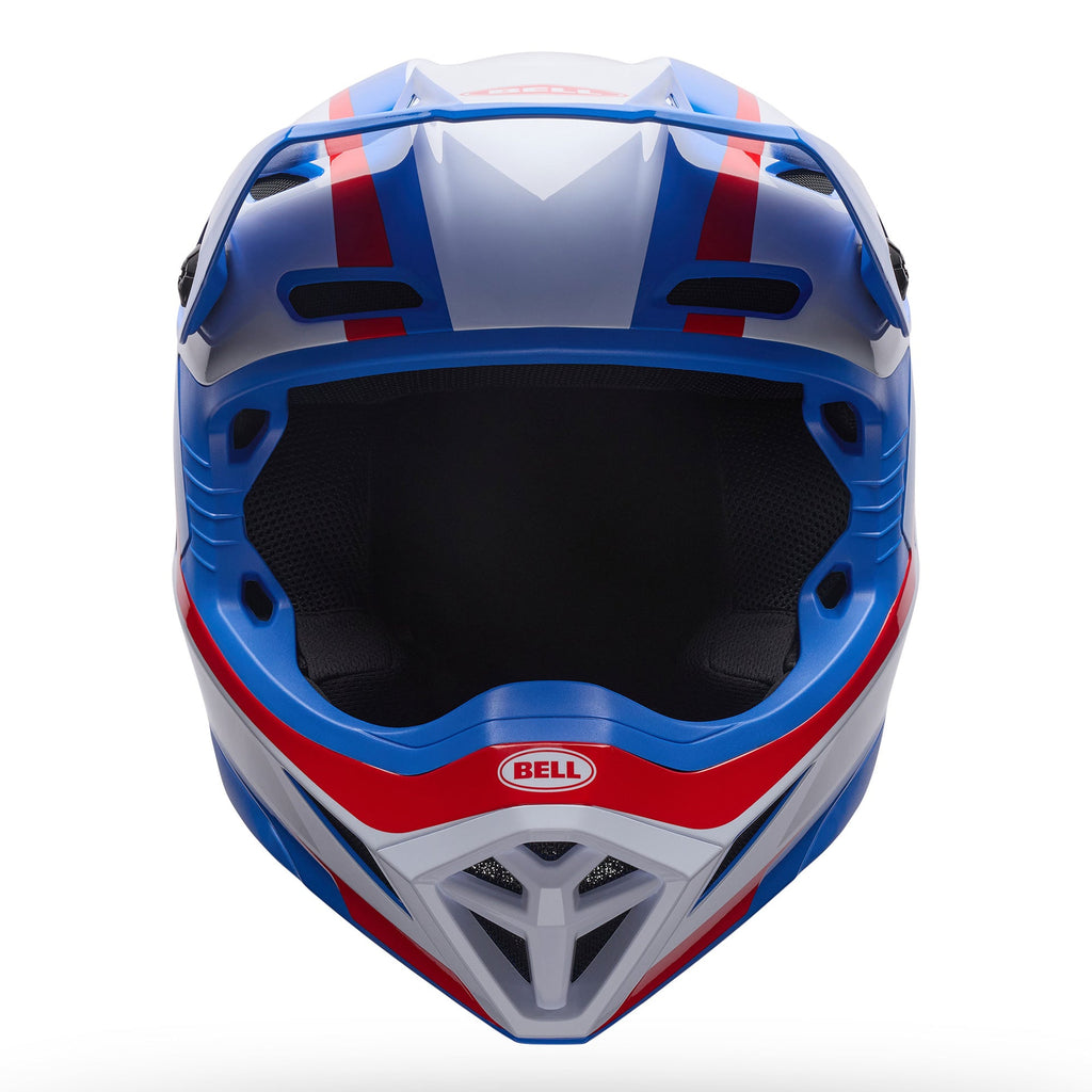 BELL Youth MX-10 MIPS SPIRAL MX Helmet (White/Red/Blue)