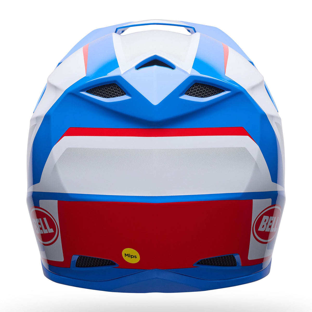 BELL Youth MX-10 MIPS SPIRAL MX Helmet (White/Red/Blue)