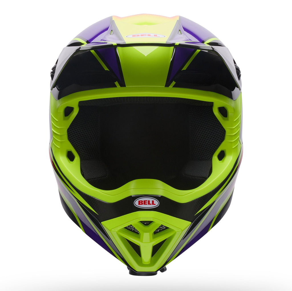 BELL Youth MX-10 MIPS SPEEDWAY MX Helmet (Black/Ultra Violet/Yellow Fluo)