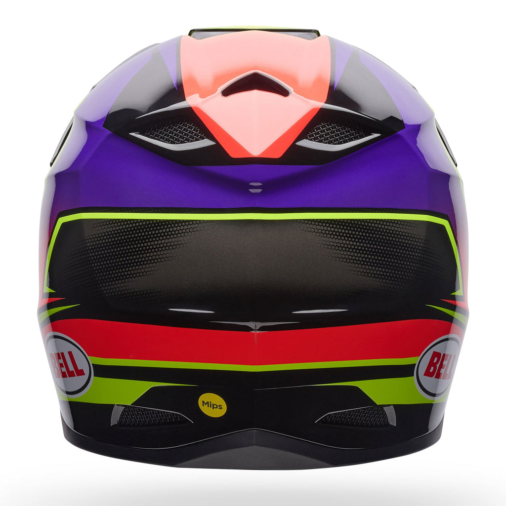 BELL Youth MX-10 MIPS SPEEDWAY MX Helmet (Black/Ultra Violet/Yellow Fluo)