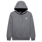 FOX Racing Mens Hoodie - Fox Head SASQUATCH Fleece Zip (Heather Graphite)
