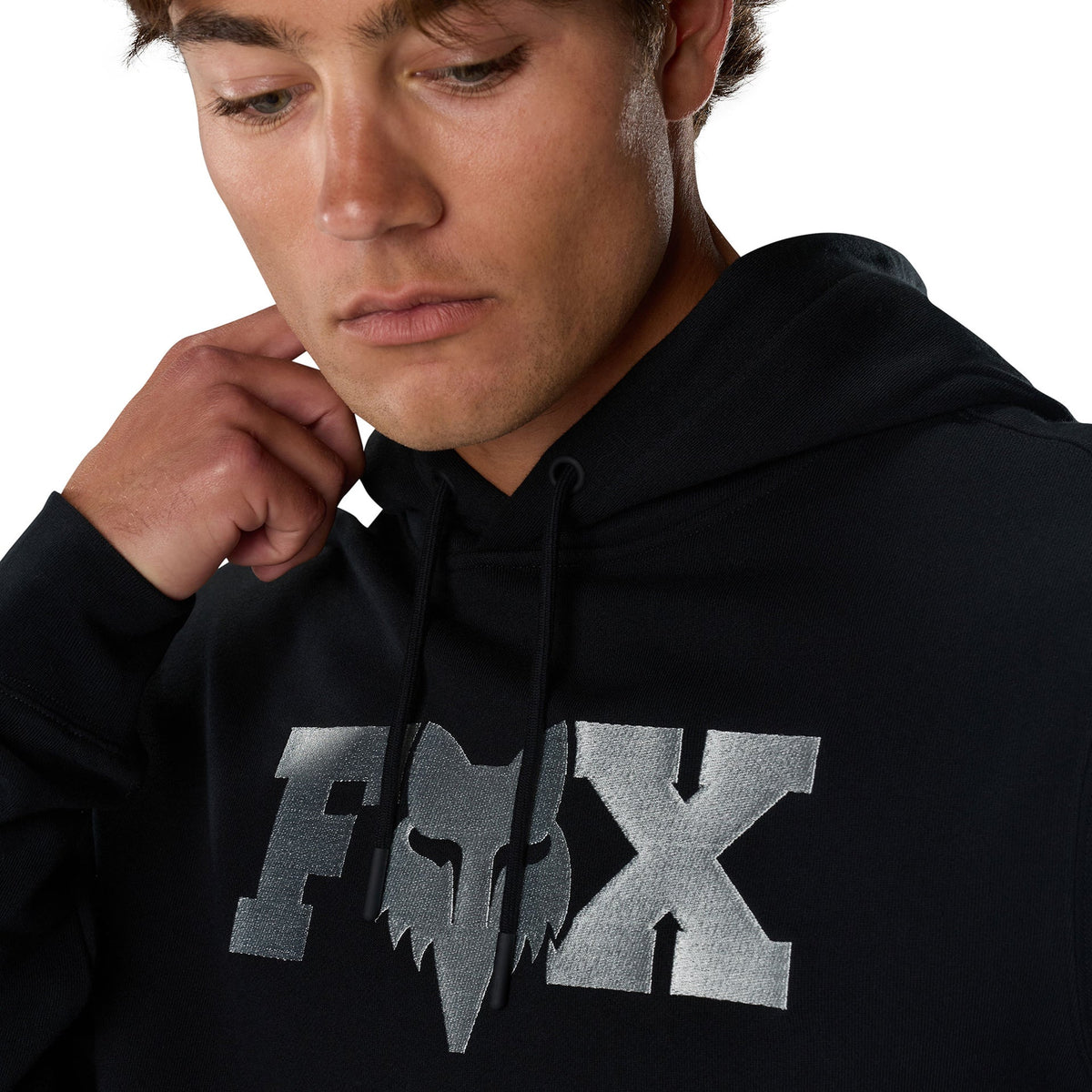 FOX Racing Mens Hoodie - Fox HEAD X Fleece Pullover (Black)