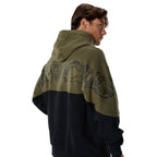 FOX Racing Mens Hoodie - ABYSS Fleece Pullover (Olive Green/Black)