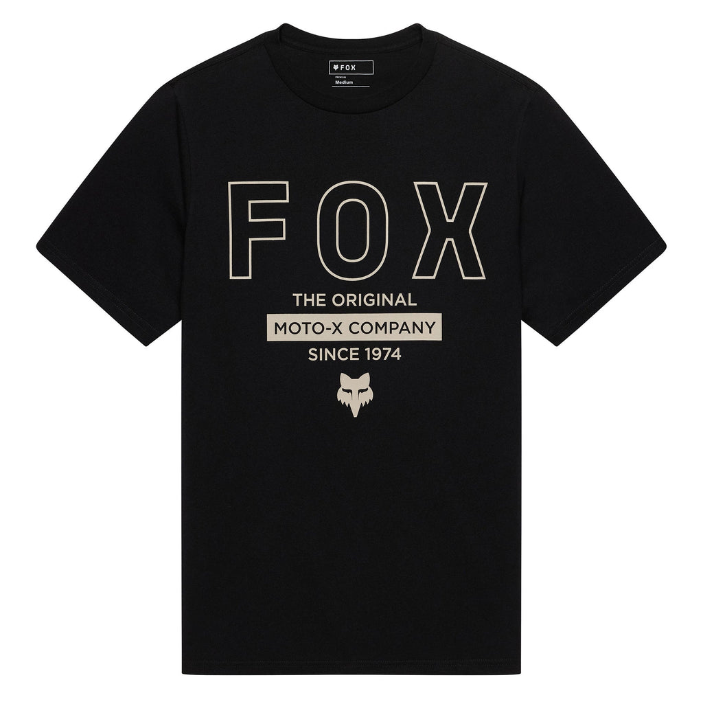 FOX Racing Mens T-Shirt - OUTLINE 195 Original SS TEE (Black)
