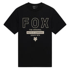 FOX Racing Mens T-Shirt - OUTLINE 195 Original SS TEE (Black)