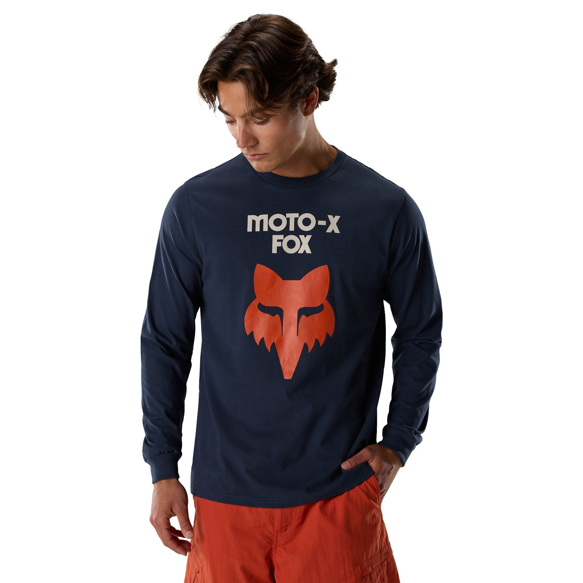 FOX Racing Mens T-Shirt - CIRCA 74 195 LS TEE (Midnight)