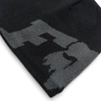 FOX Racing Mens Beanie - F HEAD X JACQUARD (Black)