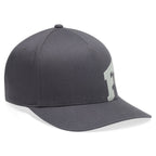 FOX Racing Mens Cap - FOX HEAD X Flexfit Hat (Dark Shadow)