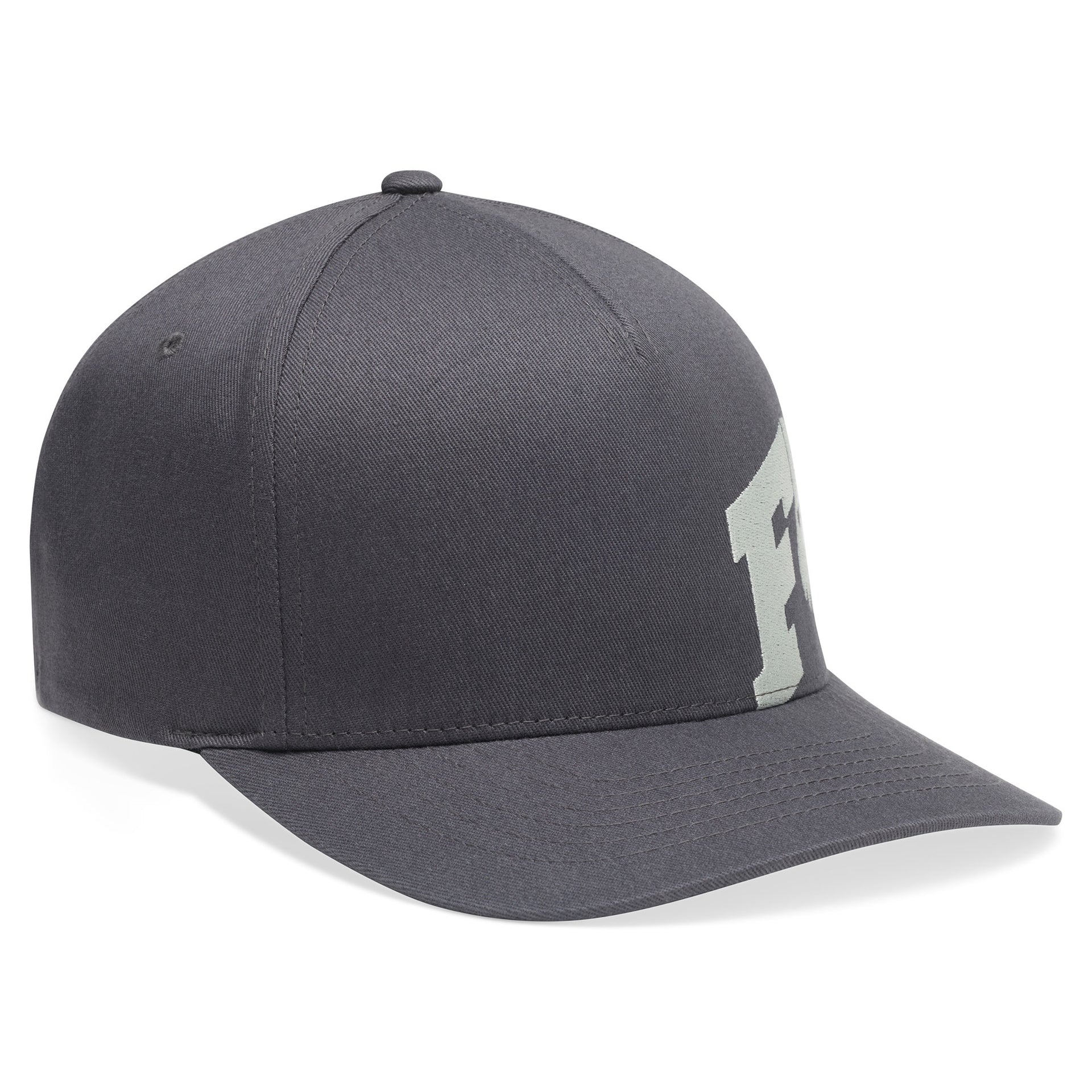 FOX Racing Mens Cap - FOX HEAD X Flexfit Hat (Dark Shadow)