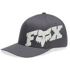 FOX Racing Mens Cap - FOX HEAD X Flexfit Hat (Dark Shadow)