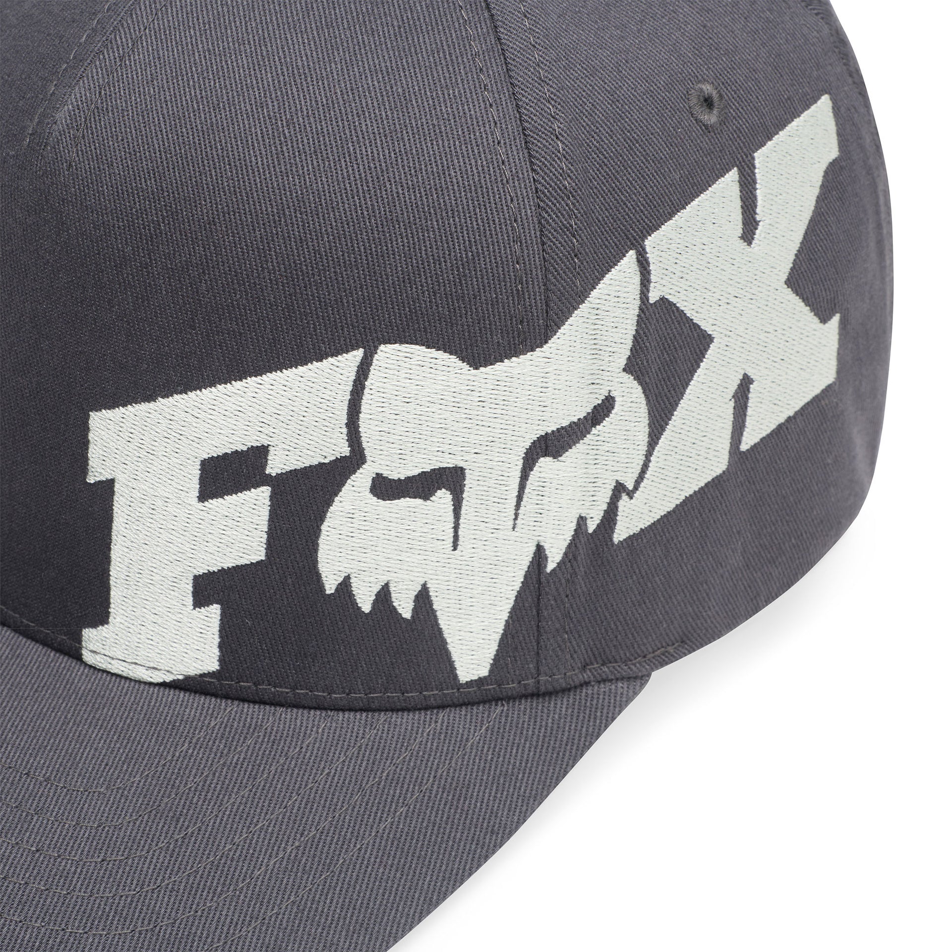 FOX Racing Mens Cap - FOX HEAD X Flexfit Hat (Dark Shadow)