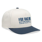 FOX Racing Mens Cap - WARPED Snapback Trucker PEARL WHITE