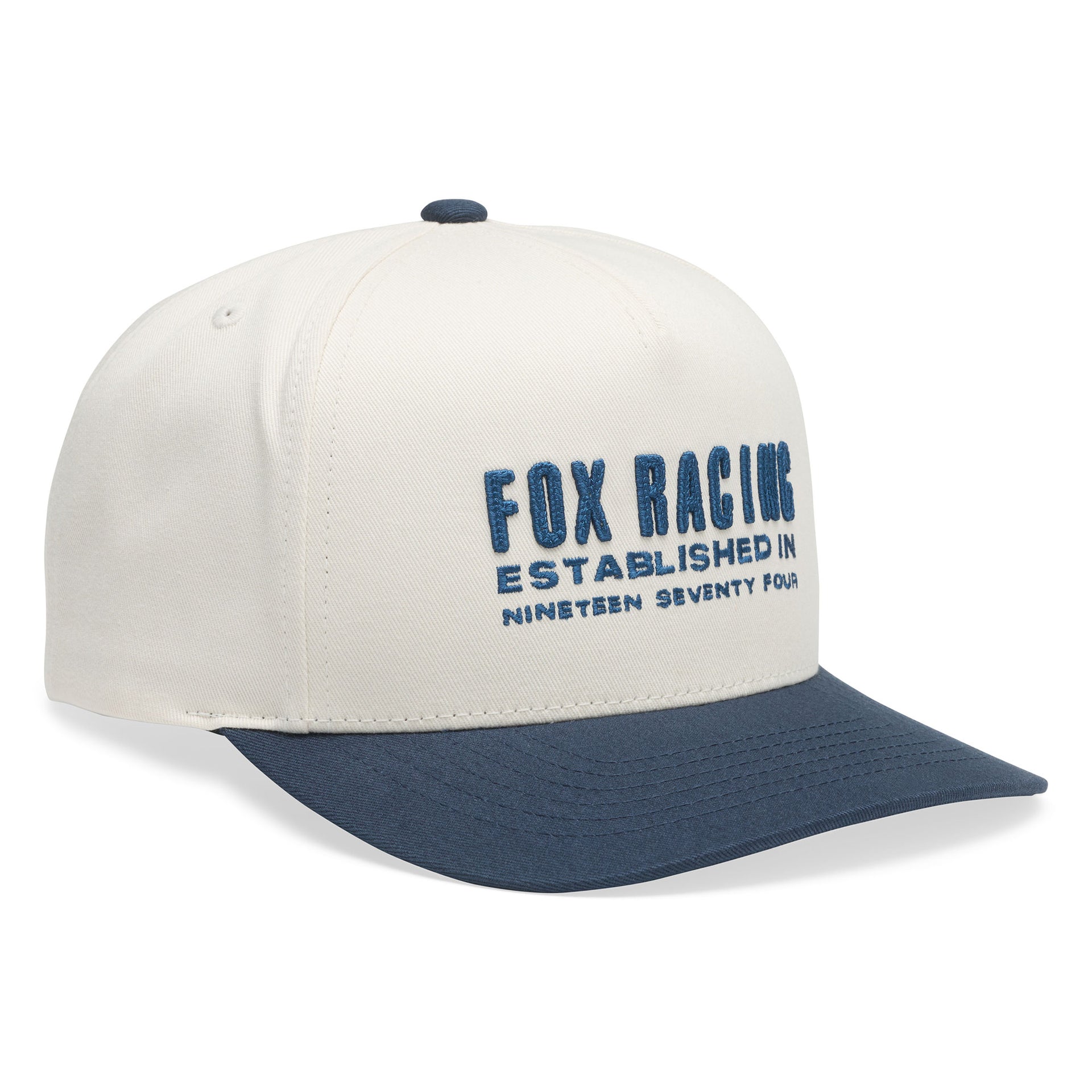 FOX Racing Mens Cap - WARPED Snapback Trucker PEARL WHITE