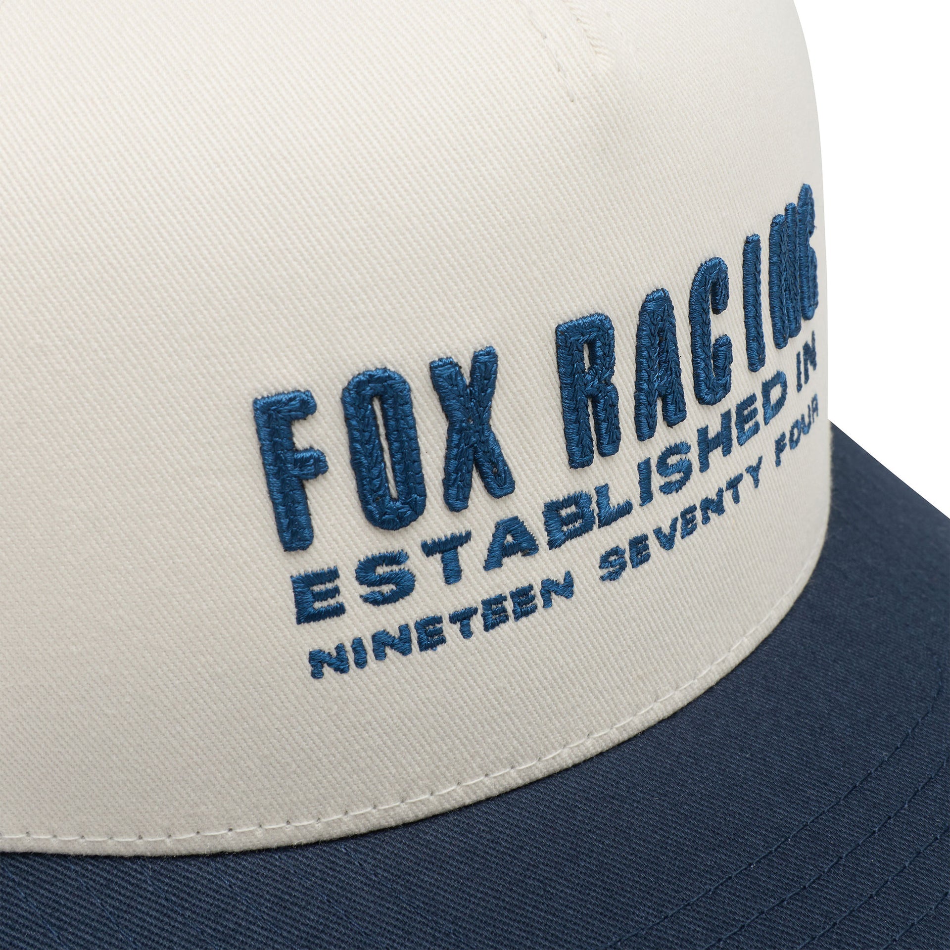 FOX Racing Mens Cap - WARPED Snapback Trucker PEARL WHITE