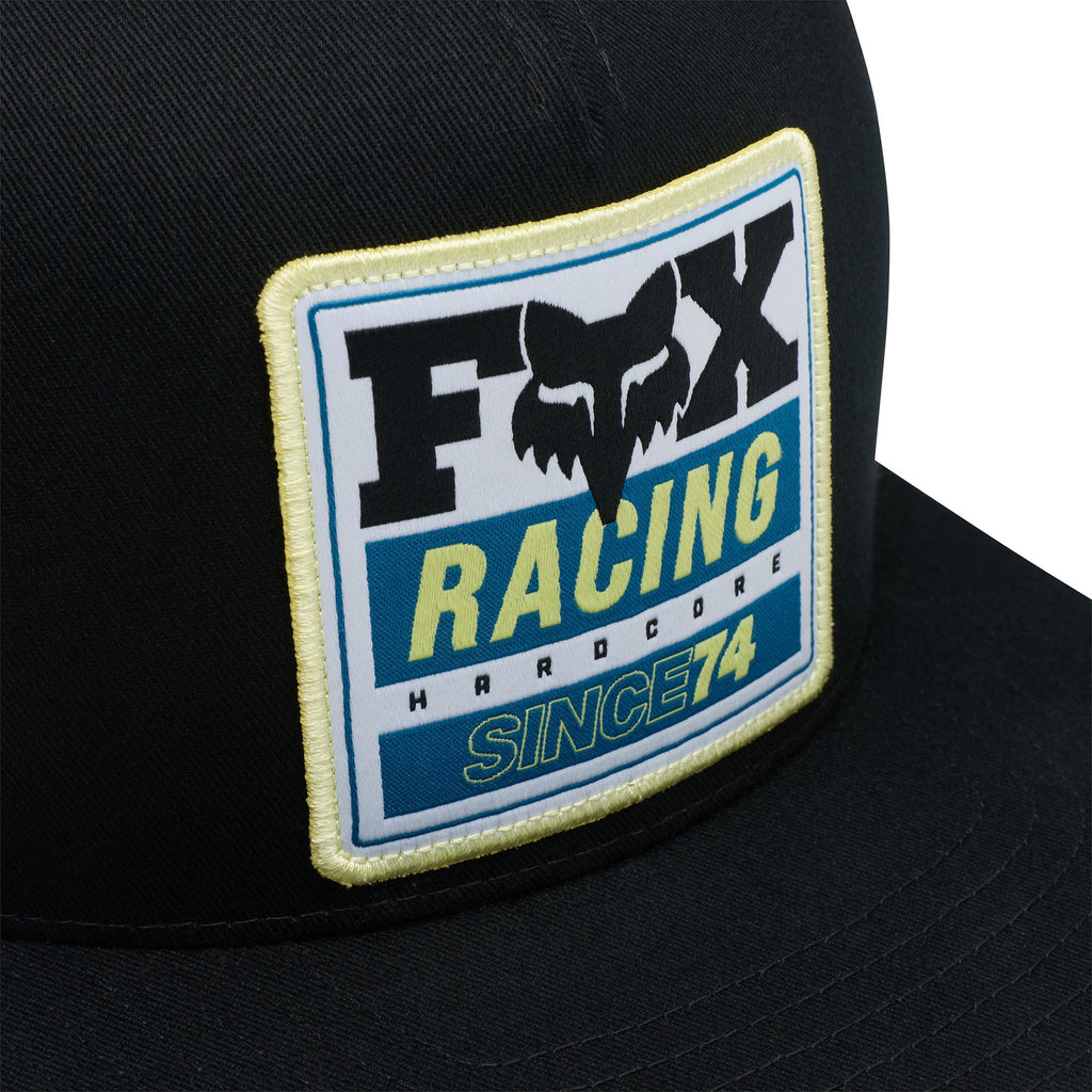 FOX Racing Mens Cap - SINCE 74 Snapback Trucker (Black)